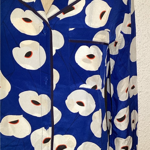 Olivia Palermo Chelsea28 silk  blouse size small - Picture 4 of 12